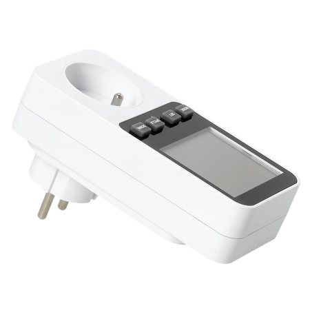 KOBI PMM3 Leistungsmessgerät mit Energieverbrauchs- und Kostenmessung Weiß