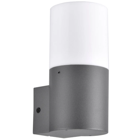 LED-Fassaden-Wandleuchte E27 IP44 17cm Graphit DALLAS GOLDLUX (Polux)