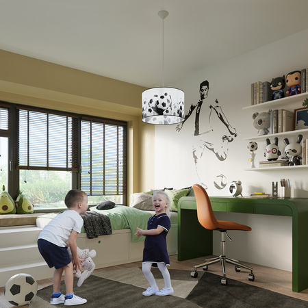 FOOTBALL B 40 E27 Moderne Deckenpendelleuchte SOLLUX