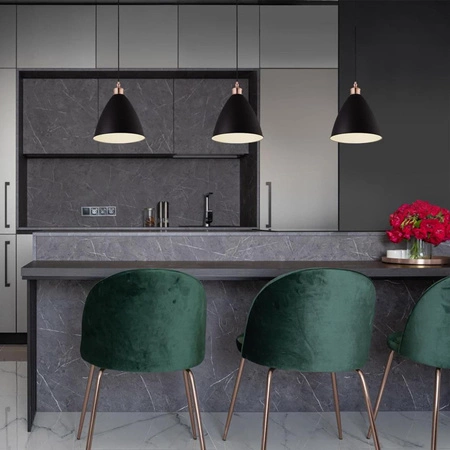 Moderne weiße hängende Deckenleuchte Kronleuchter für den Flur 1xE27