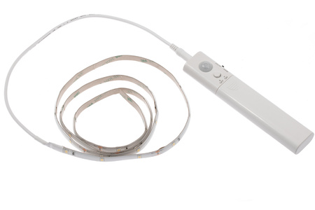 LED-Streifen mit Bewegungssensor 2.4W 3000K 180lm 120D 4xAA 6V DC 1m CORREA Kobi