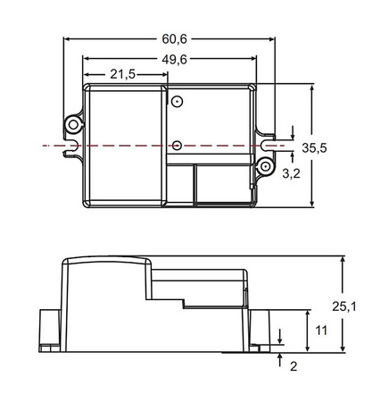 Mikrowellen-Bewegungsmelder ID-0053 230V