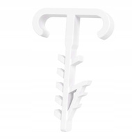 Doppelter Kabelmontagehalter USMP-3-BIS YDYp für Flachkabel 100 Stück ECOLIGHT