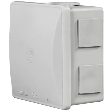 Hermetischer Aufputzkasten mit Deckel Click 6 Verschraubungen IP44 PAWBOL