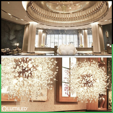 4x LED Kapseln G9, LED-Lampe 12W = 100W 1152lm 360° 3000K warm LUMILED