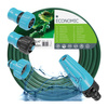 3/4" Garten-Wasserschlauch-Set 50m, gerader Sprinkler, Gewindeanschluss, Schnellverschluss, 3/4" Schnellkupplung Überlauf CELLFAST