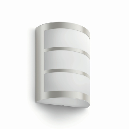 LED-Gartenlampe Wandleuchte PYTHON myGarden 6W 2700K IP44 Silber PHILIPS