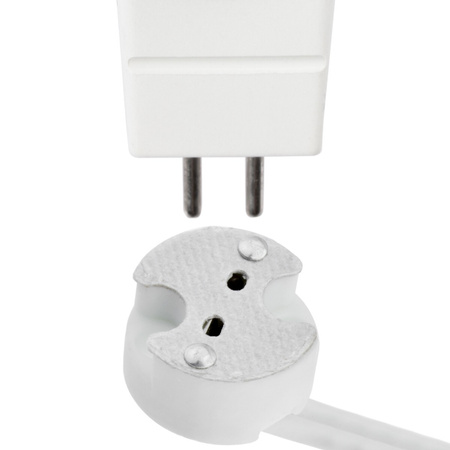 Keramikleuchte Keramik-Anschlusssockel für LED CUBE G5.3 MR16 G4