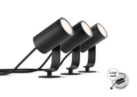 Philips HUE LILY Gartenstrahler 3x 8W Set 17414/30/P7 8718696167960