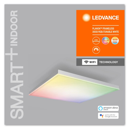 LED-Panel 20W RGB+CCT SMART+ WiFi PLANON 300X300 LEDVANCE