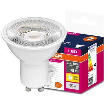 GU10 LED Leuchtmittel 6,9W = 80W 3000K Warm 36° OSRAM Value