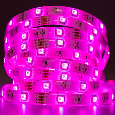 LED-Strip, LED-Streifen 12V 36W 150LED 5050 10mm 5m IP65 RGB LUMILED