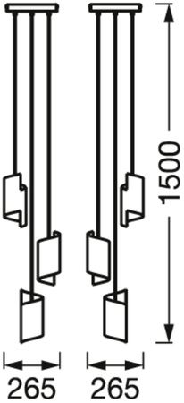 LED-Deckenleuchte 24,5W SMART+ WiFi CCT Dimmbare weiße Pendelleuchte LEDVANCE
