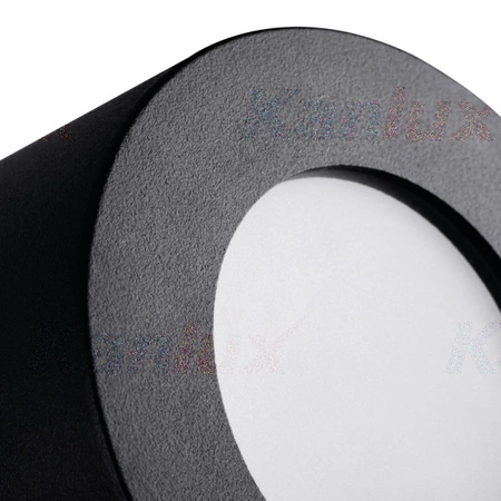 Aufbau-Halogenleuchte SPOT TUBA rund SANI GU10 schwarz IP44 Kanlux