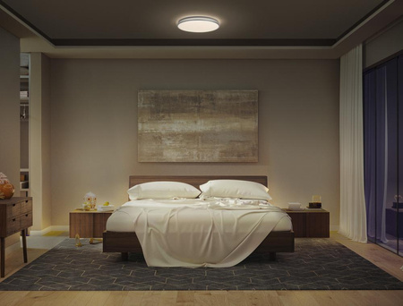 Plafond LED Deckenanbauleuchte 16W 1100lm 3000K Warm Silver 29cm Orbis Ledvance