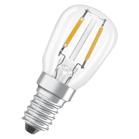 E14 T26 LED Lampe 2,2 W = 10 W, 110 lm, 2700 K, Wärme 320 °, OSRAM STAR-Filament