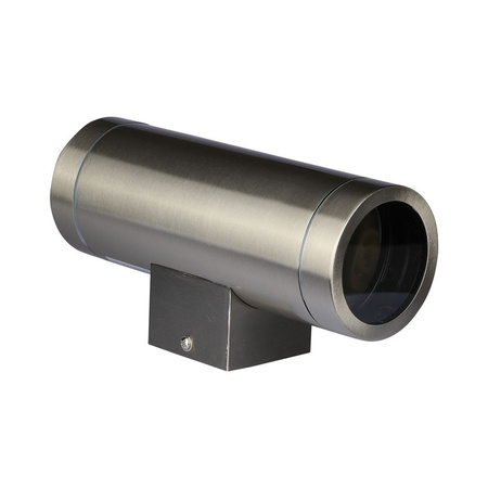 Gartenlampe Wandleuchte GU10 IP44 Oben/Unten Silber VT-7642 V-TAC