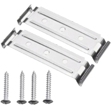 4x LED Panel Leuchte Aufputz Schwarz 30cm 9W 6500K Kaltweiß