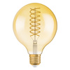 LED Dekorative Glühbirne G125 Sphere E27 8.4W = 60W 806lm 2400K Warm 300° Dimmbar Vintage 1906 Osram