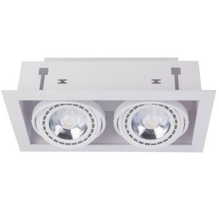 DOWNLIGHT II Deckenleuchte 9574 Nowodvorski Weiß 2xGU10 Einbauspot Modern