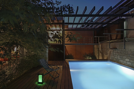 LED Gartentischleuchte 5W USB 5V IP44 3000K Warm + RGB SMART + WiFi Dimmbarer Rahmen Maxi LEDVANCE