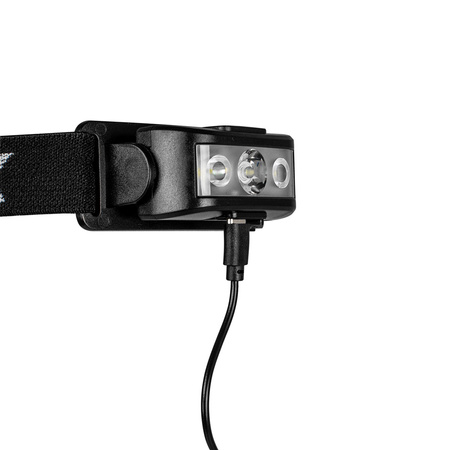 Wiederaufladbare Kopftaschenlampe 100lm 100LM LED + 2XLED 5 Modi VAYOX