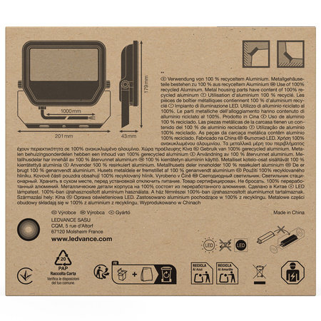 LED-Flutlicht 41W 6000lm 4000K IP66 Weiß LEDVANCE Flutlicht