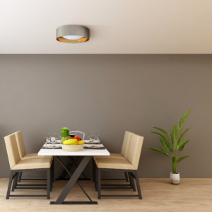 Deckenleuchte LED PLAFON Lampe TULUZA 24W 2600lm 4000K 40cm Taupe GOLDLUX (Polux)