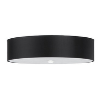 LED SKALA Deckeneinbauleuchte 5xE27 Rundleuchte 50cm Schwarz SOLLUX