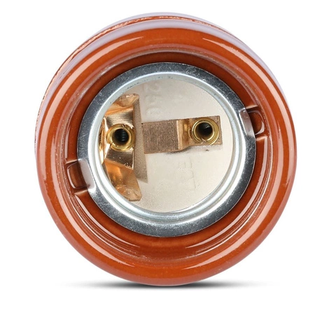 Hängeleuchte E27 Porzellanschirm braun VT-799 V-TAC
