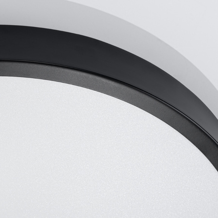 Deckenleuchte Plafond ONYX 50 LED 32W 3000K 2539lm Schwarz Minimalistisch SOLLUX