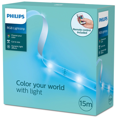 LED-Streifen RGB-Streifen 15m dimmbar Multicolor-Fernbedienung Philips