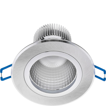 Deckenleuchte 5W Einbau-LED-DOWNLIGHT DEEP Rund 4000K 400lm Silber