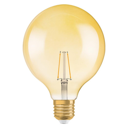 E27 G125 LED Lampen 2,5 W = 22 W, 225 lm, 2500 K warm, OSRAM Vintage 1906 Globe