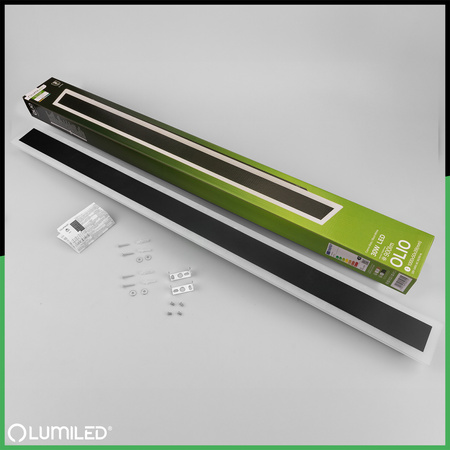 LED-Anbauleuchte OLIO Wandleuchte 30W 4000K 100cm IP65 LUMILED