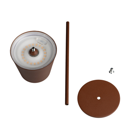 LED INITA IP54 Tischleuchte 165lm Braun KANLUX