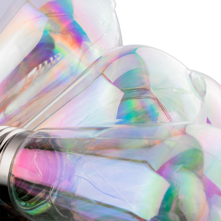 Solar Garten Girlande 20x LED Lichterkette Dekorative Kugeln 5.8m Kalt