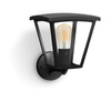 INARA E27 IP44 LED-Fassadenlaterne Gartenlampe Schwarz PHILIPS HUE