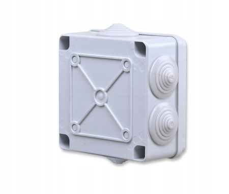 Aufputz-Installationsdose hermetisch S-BOX 106 100 x 100 x 50 IP65 6 PAWBOL-Drosseln