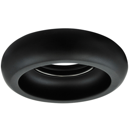 Helios GOLDLUX (Polux) Gips-Deckeneinbauleuchte rund mattschwarz MR16