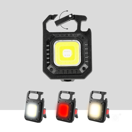 Kompakte tragbare wiederaufladbare Multifunktions-Taschenlampe 7.4W 550lm CCT 7 Modi X-MPR Kobi