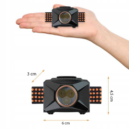 LED-Stirnlampenbatterie 3xAAA 200lm DURACELL