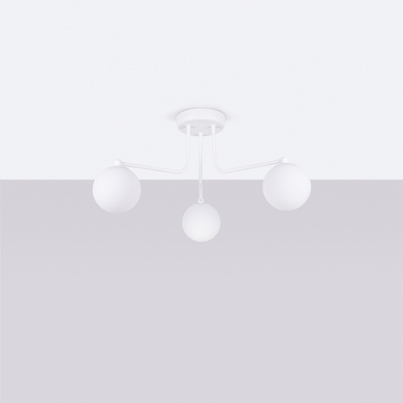 Kronleuchter Decke Pendelleuchte 3x G9 Weiß Astral French Sky SL.1659 Sollux