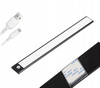 LED-Unterschrankleuchte Möbelleiste 2W 4500K 40cm mit Bewegungsmelder Schwarz