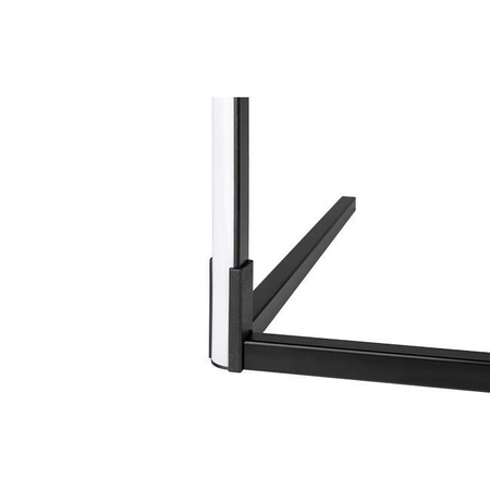 Eck-Stehleuchte Schwarz 20W RGB-Farbwechsel Fernbedienung