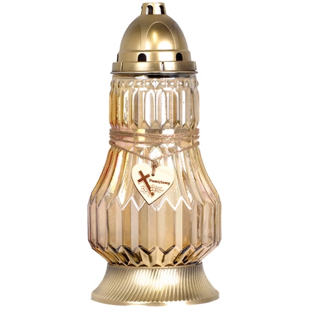 4x We Remember Glaskerze 72-Stunden-Einsatz ganzjährig 35 cm