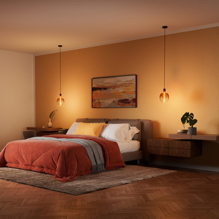 Dekorative LED-Glühbirne E27 4.8W = 20W 200lm 1800K Warm 320° Amber Filament Dimmbar Vintage 1906 Osram