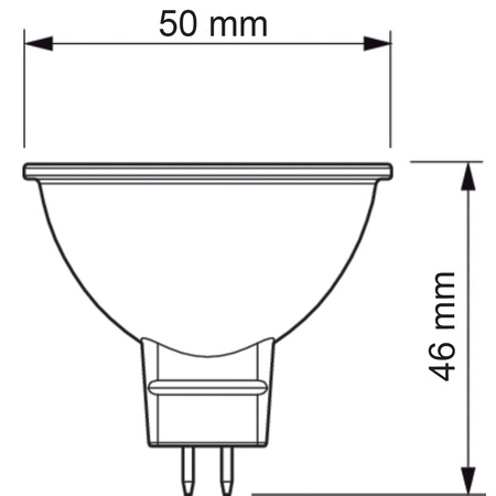 LED Leuchtmittel MR16 4,4W = 35W 390lm 4000K Neutral 36° PHILIPS CorePro