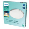 Plafond LED-Anbau-Deckenleuchte SPRAY 17W 2700K 35cm IP44 Silber Rund PHILIPS