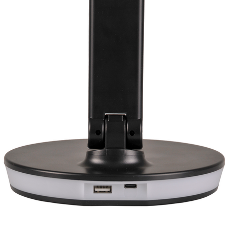 LED Tischlampe 7W 450lm 4000K Neutral RGB 120° Schwarz Dimmbar Neptun Sanico Goldlux